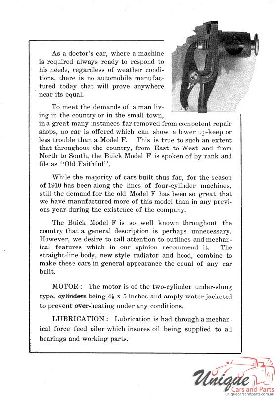 1907 Buick Booklet Page 7